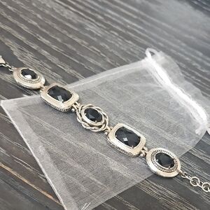 Brighton Black Onyx Chunky Bracelet